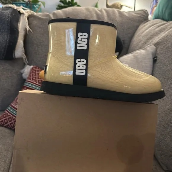 Waterproof clear Uggs Clear mini