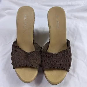 Wedge sandals from Aldo. Size 38 which it says is a 7 in US size