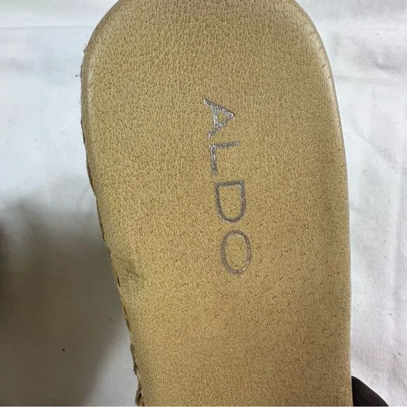 Wedge sandals from Aldo. Size 38 which it says is a 7 in US size