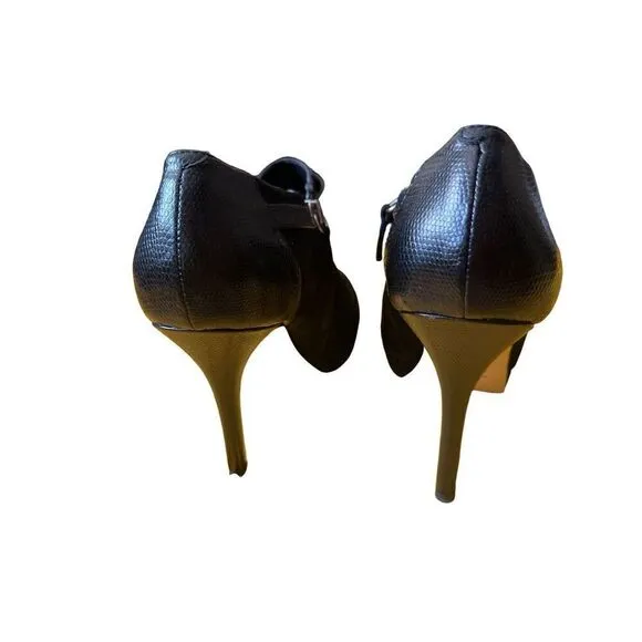 WHITE HOUSE BLACK MARKET ADDYSON SUEDE LEATHER HIGH HEEL ANKLE BOOTS BOOTIES