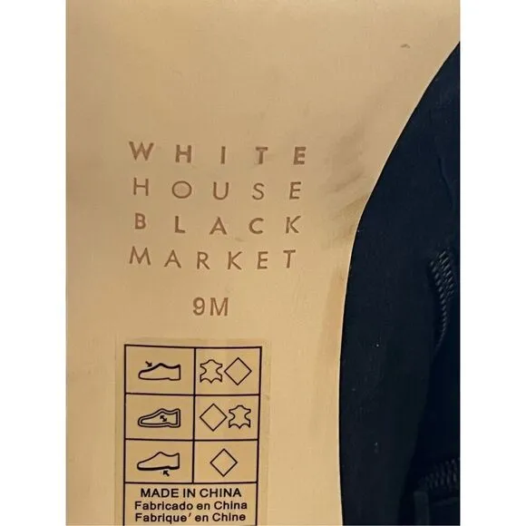 WHITE HOUSE BLACK MARKET ADDYSON SUEDE LEATHER HIGH HEEL ANKLE BOOTS BOOTIES
