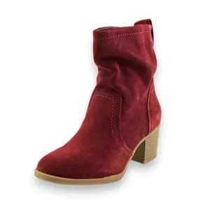 White Mountain Bahari Suede Leather Pull On Slouchy Ankle Boots Booties Size 6.5