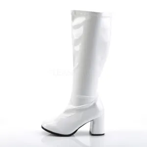 Wide Width Calf Shaft Stretch Knee High Heel Boots
