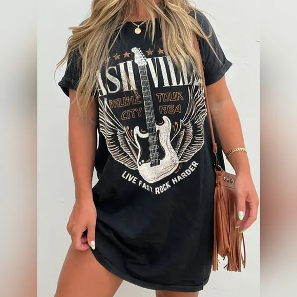 Wild &amp; Free Nashville Tee Dress