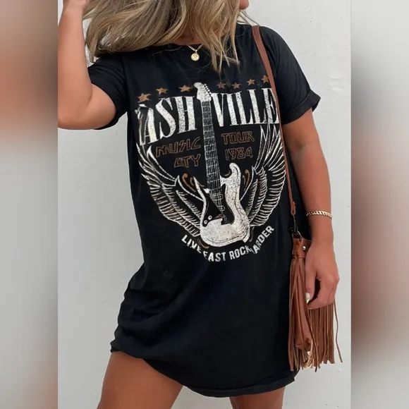 Wild &amp; Free Nashville Tee Dress