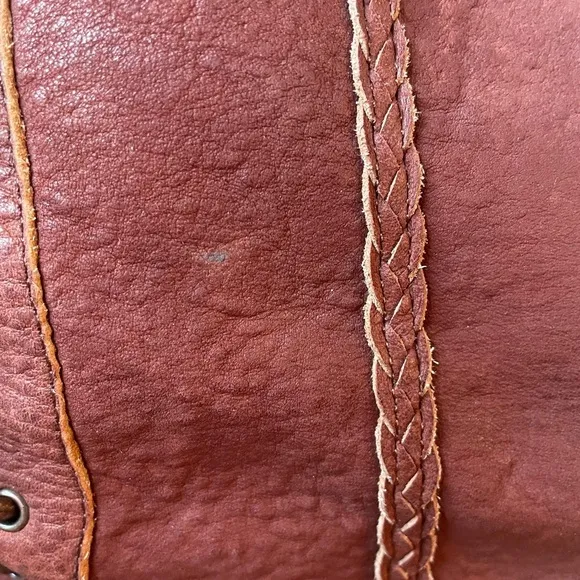 Wolverine 1883 1000 Mile Celeste Lace Up Suede Boot SZ 7 Raspberry Burnt Orange