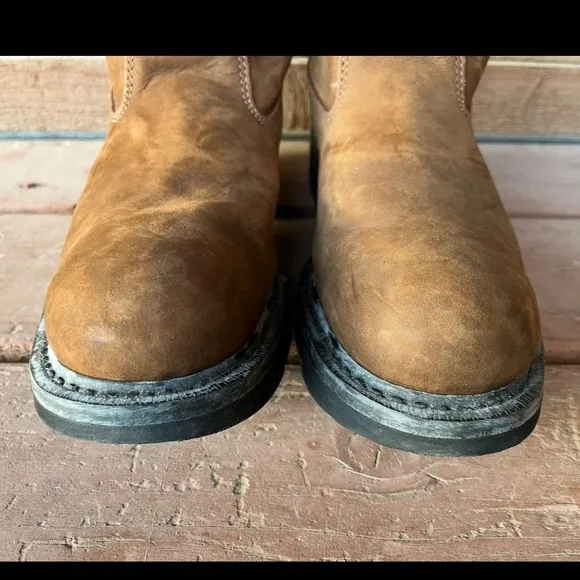 Wolverine men’s leather western boots size 10.5 EUC