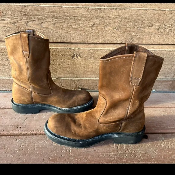 Wolverine men’s leather western boots size 10.5 EUC