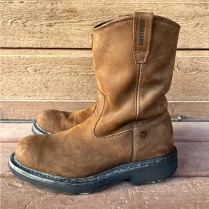 Wolverine men’s leather western boots size 10.5 EUC