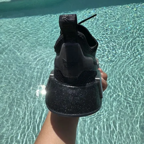 WOMEN'S Adidas NMD R1 Shoes Spectoo Black Iridescent GZ9288