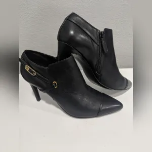 Women's Ankle Shootie Booties Formal Comfort Black Boots Size 8.5