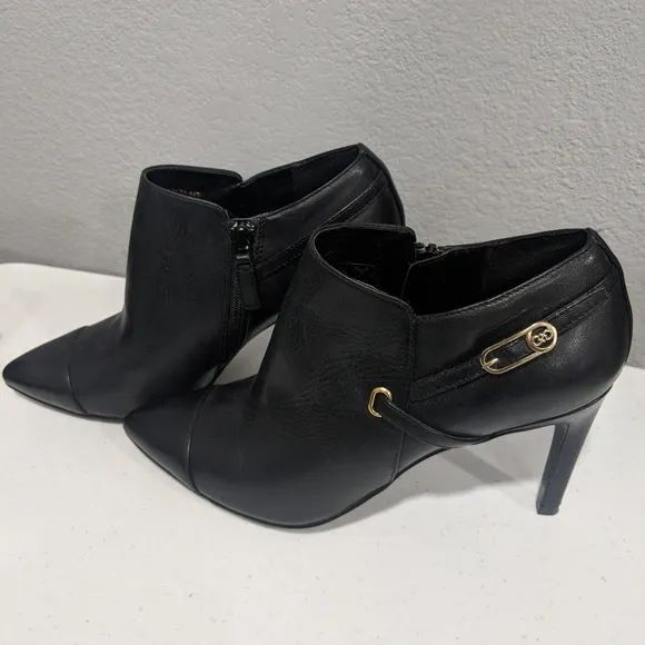 Women's Ankle Shootie Booties Formal Comfort Black Boots Size 8.5