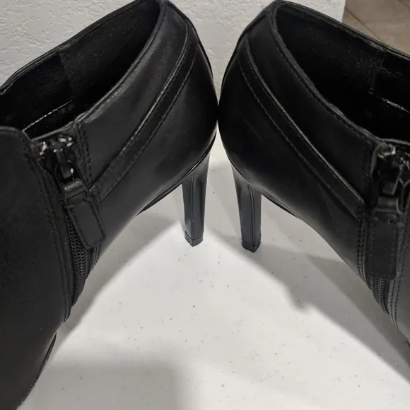 Women's Ankle Shootie Booties Formal Comfort Black Boots Size 8.5