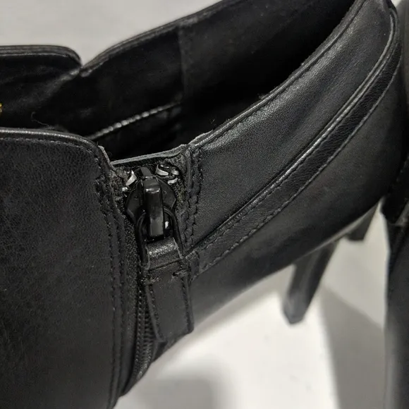 Women's Ankle Shootie Booties Formal Comfort Black Boots Size 8.5