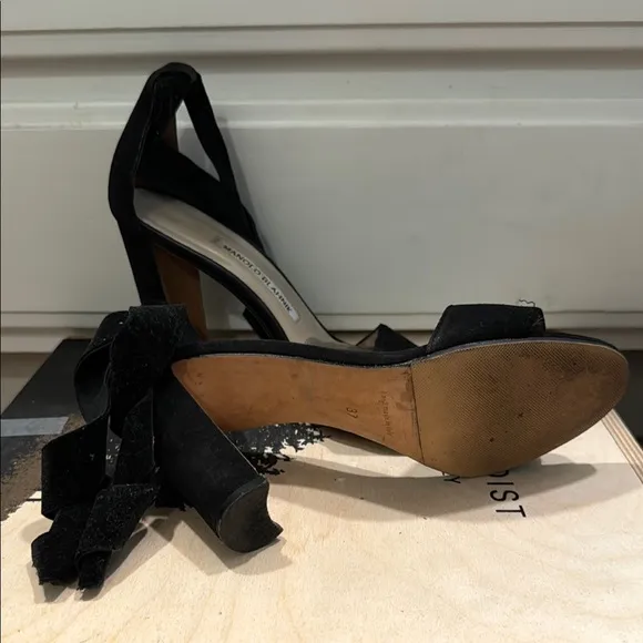 Women's Black High Heel Sandals