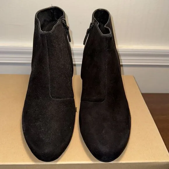 Women’s Cole Haan Miriam Short Boot Black Suede, Size 10, New in Box