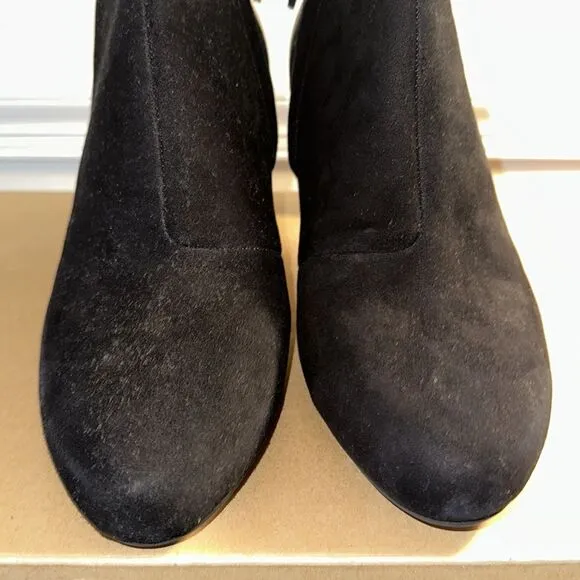 Women’s Cole Haan Miriam Short Boot Black Suede, Size 10, New in Box