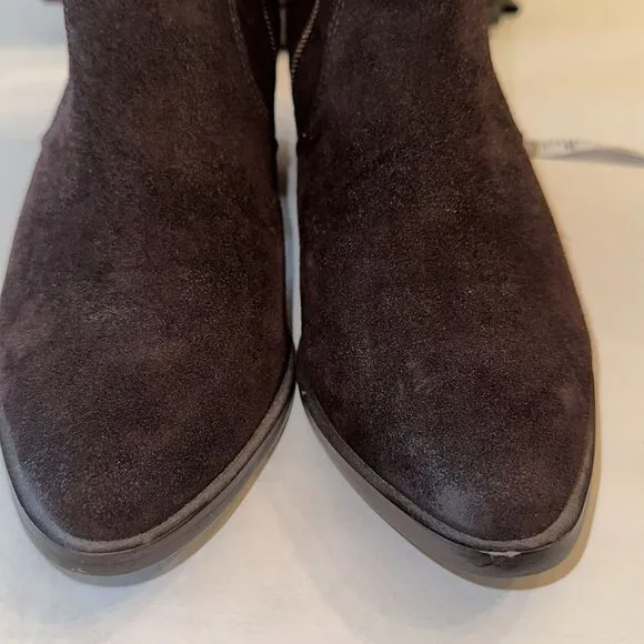 Women’s Corso Como Brown Suede Booties, Size 10