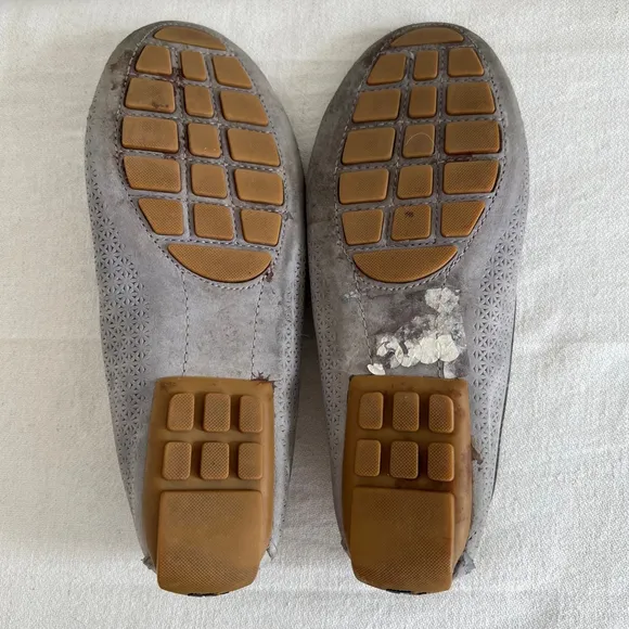Women's Lauren Ralph Lauren Loafers, Gray, Size 7.5