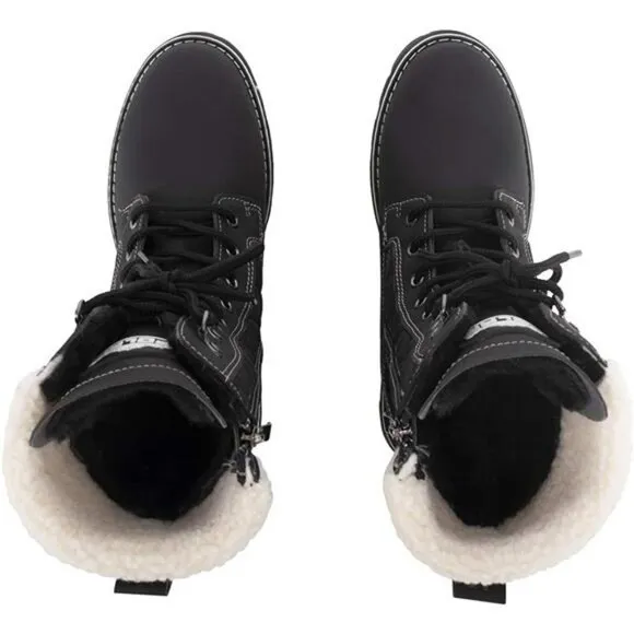 Women's Memory Foam Thermal Waterproof Deep Tread Rubber Sole Snow Boots