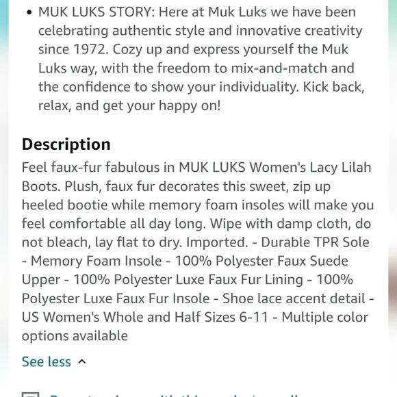 Women's MukLuks Faux Suede Lacy Lilah Boots 8.5