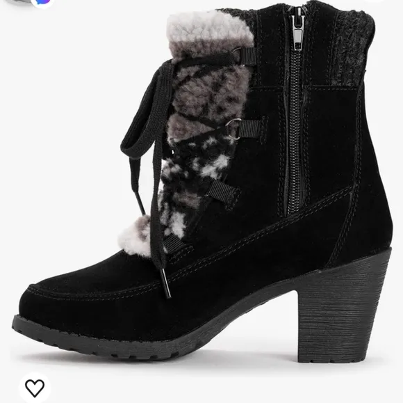 Women's MukLuks Faux Suede Lacy Lilah Boots 8.5