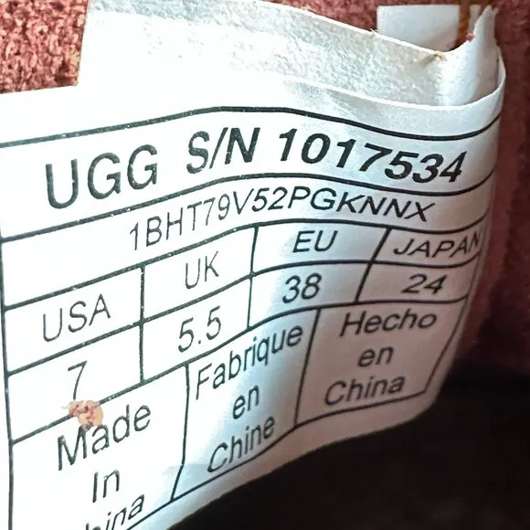 Women's size 7 UGG ankle boots