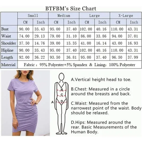 Women's Summer Casual Beach Dresses Light Purple