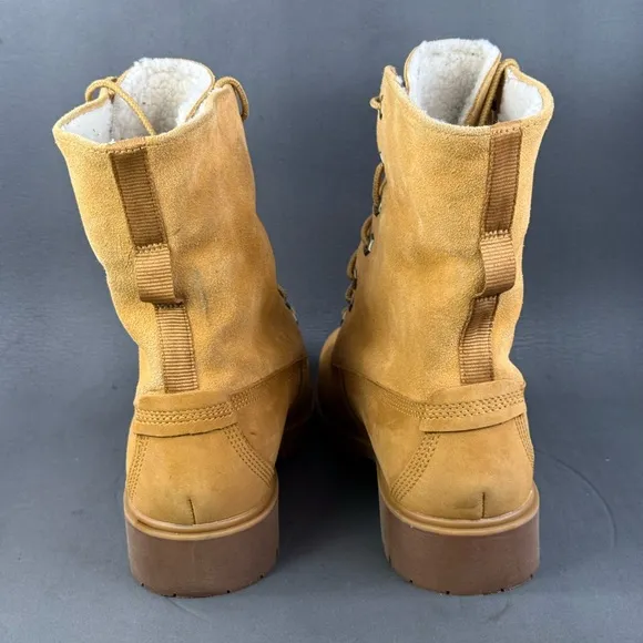 Women’s Timberland Lace Up Faux Fur Lined Boots Size 9