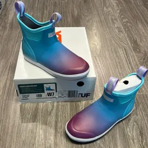 XTRATUF Ankle Deck Boot Blue Aurora Size 7 NEW