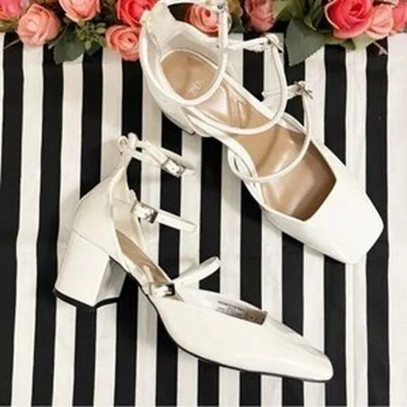 ZARA Faux Patent Leather Heels NWT LAST ONE!!!