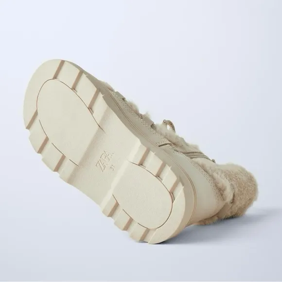 Zara Kids Faux Fur Boots
