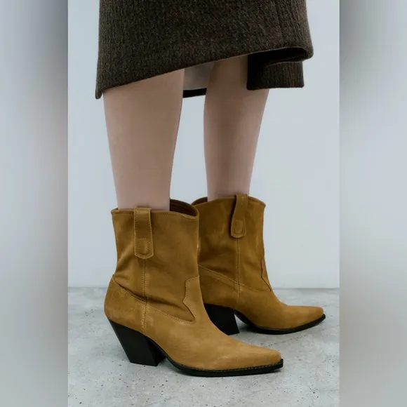 ZARA Suede Boots