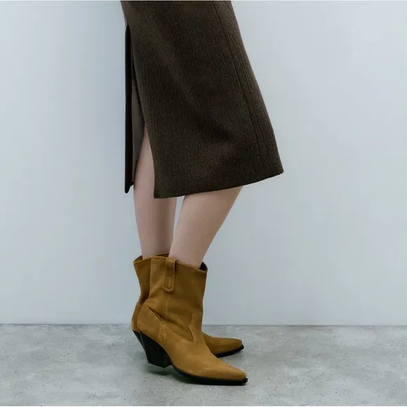 ZARA Suede Boots