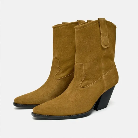 ZARA Suede Boots